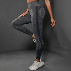 High Waisted Seamless Yoga Leggings