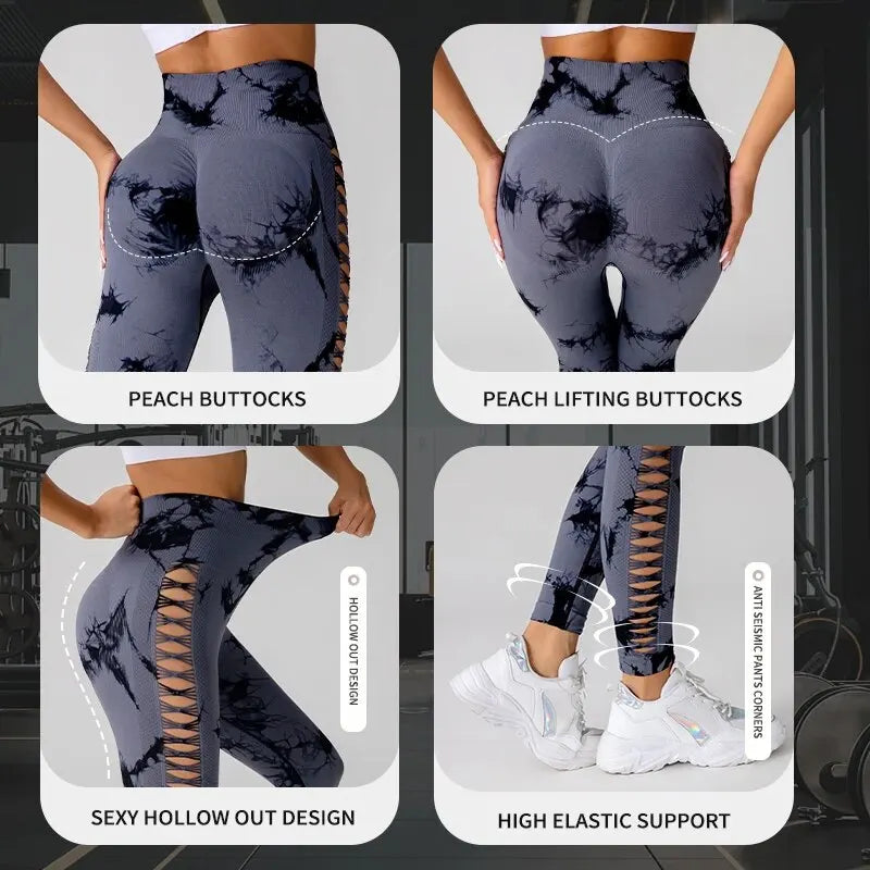 Holoox Side Hollow Yoga Pants