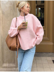 Oversize Round Neck Pullover Sweater